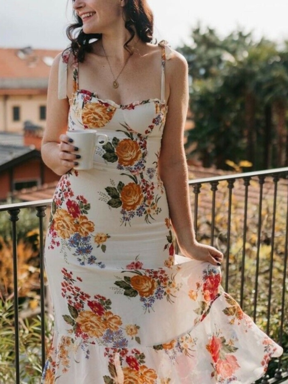 NEW Reformation Nikita Dress Bouquet 12